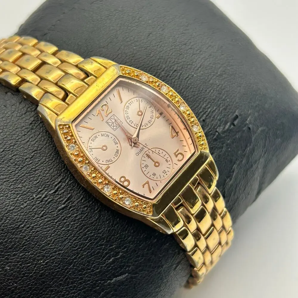 NY&C Rose Gold Women’s Fashion Watch Working New Battery